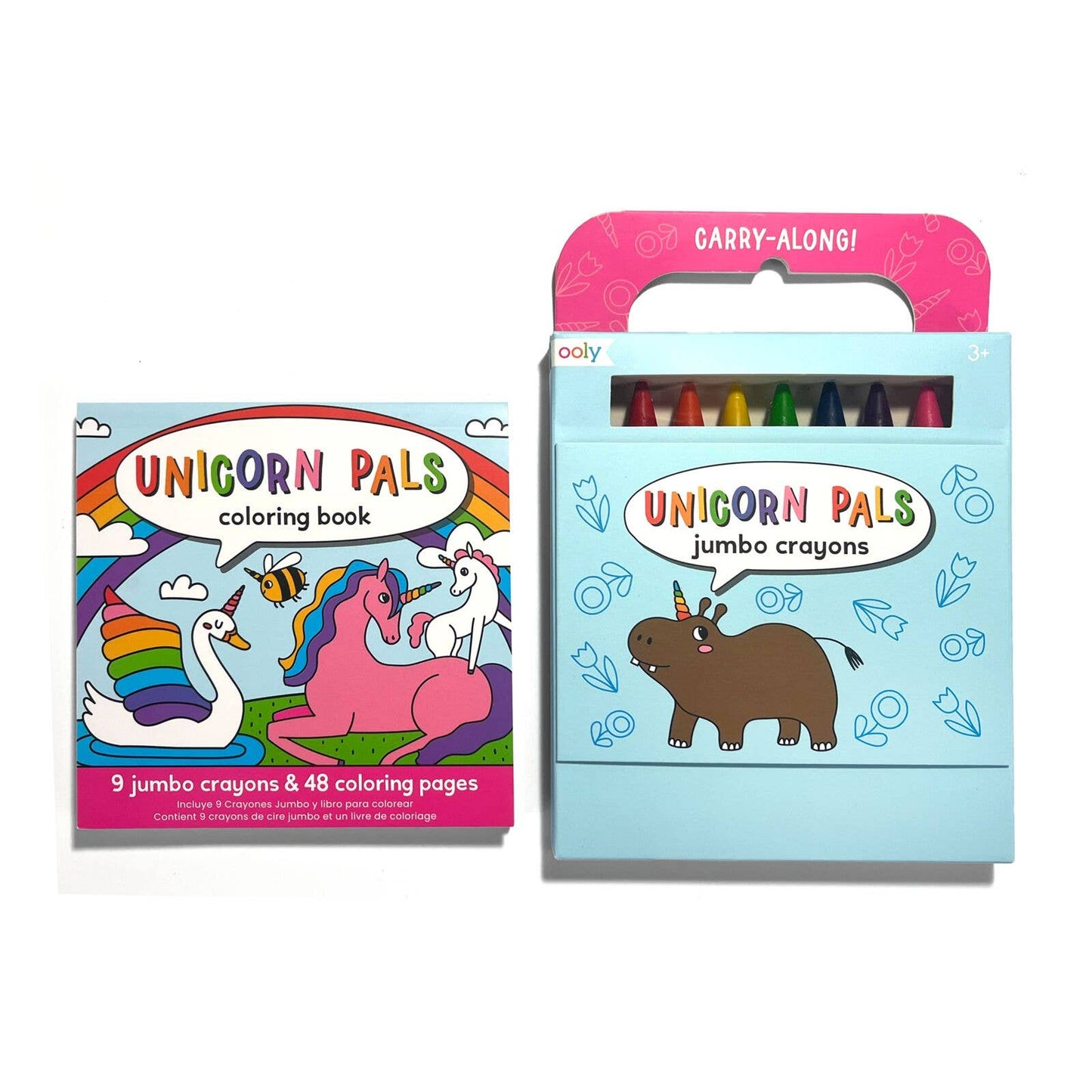 Unicorn Pals Carry-Along Coloring Book Set