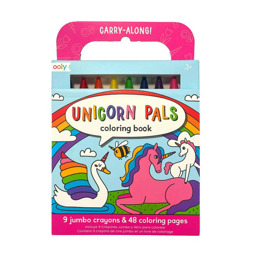 Unicorn Pals Carry-Along Coloring Book Set