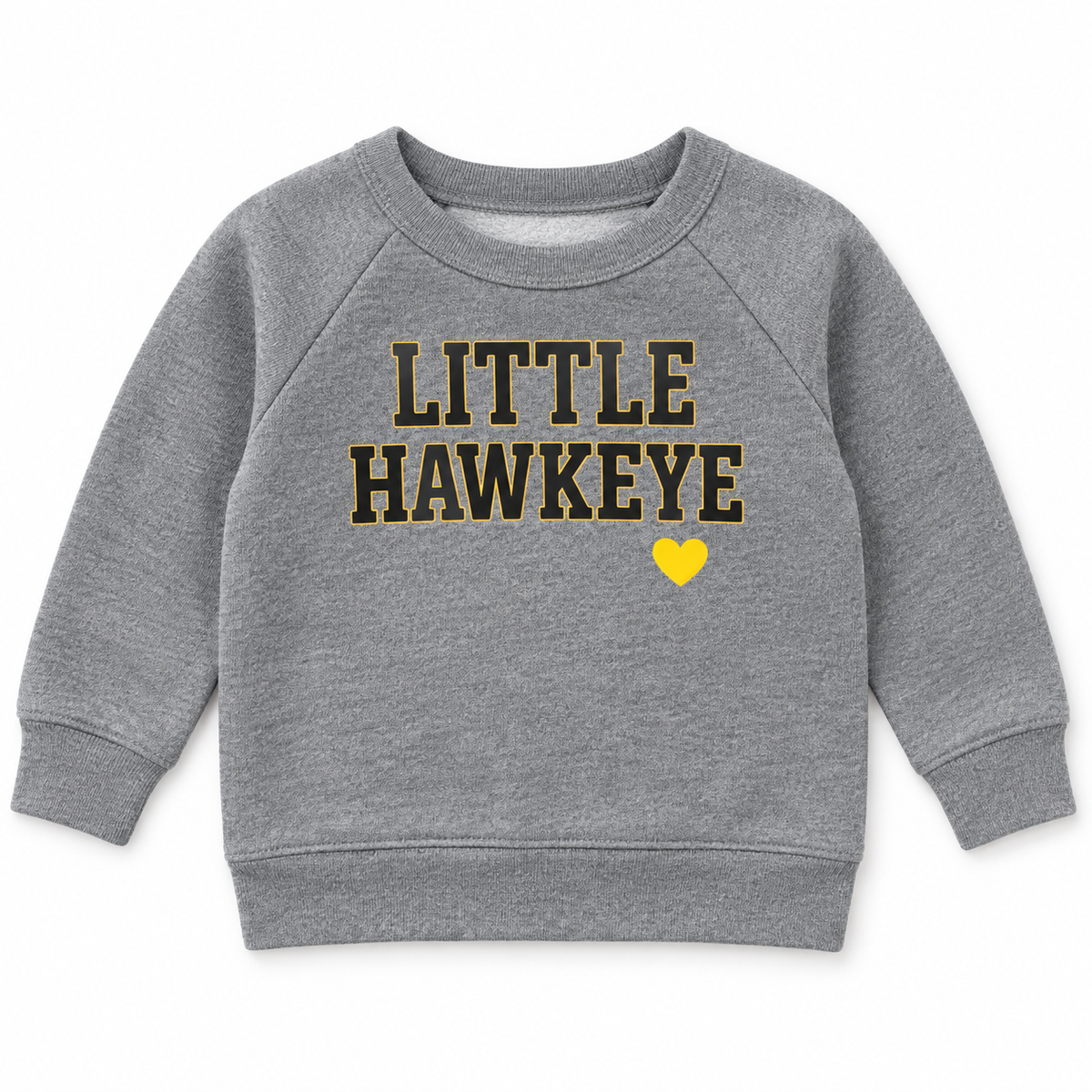 Little Hawkeye Gray Crewneck