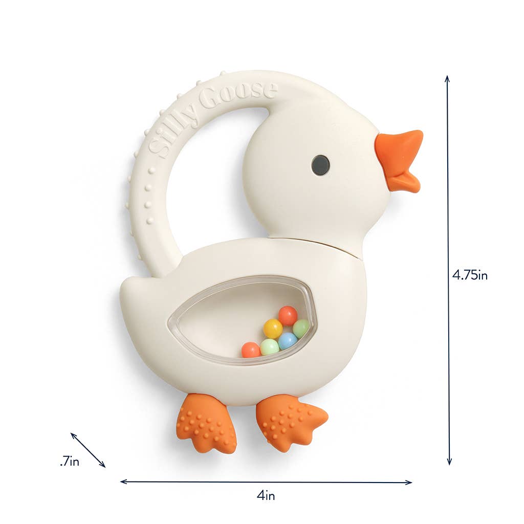 Cherry Silicone Teether with Rattle