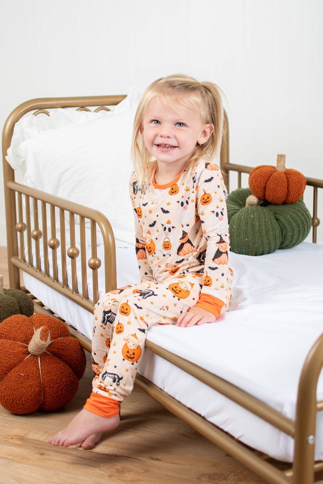 Halloween Farm Animals Toddler/Youth Bamboo Pajama Pant Set