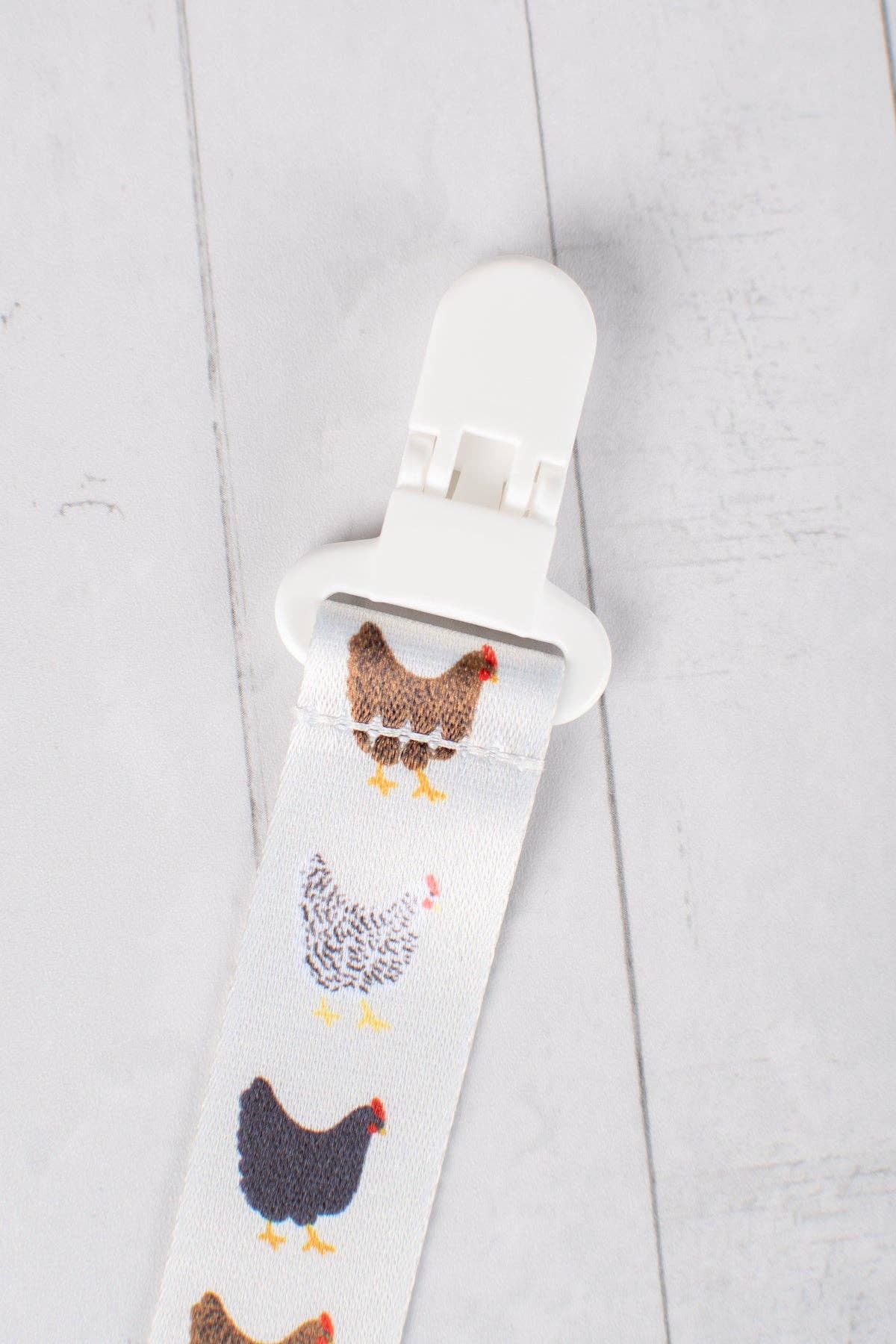 Backyard Chicken Paci Clip