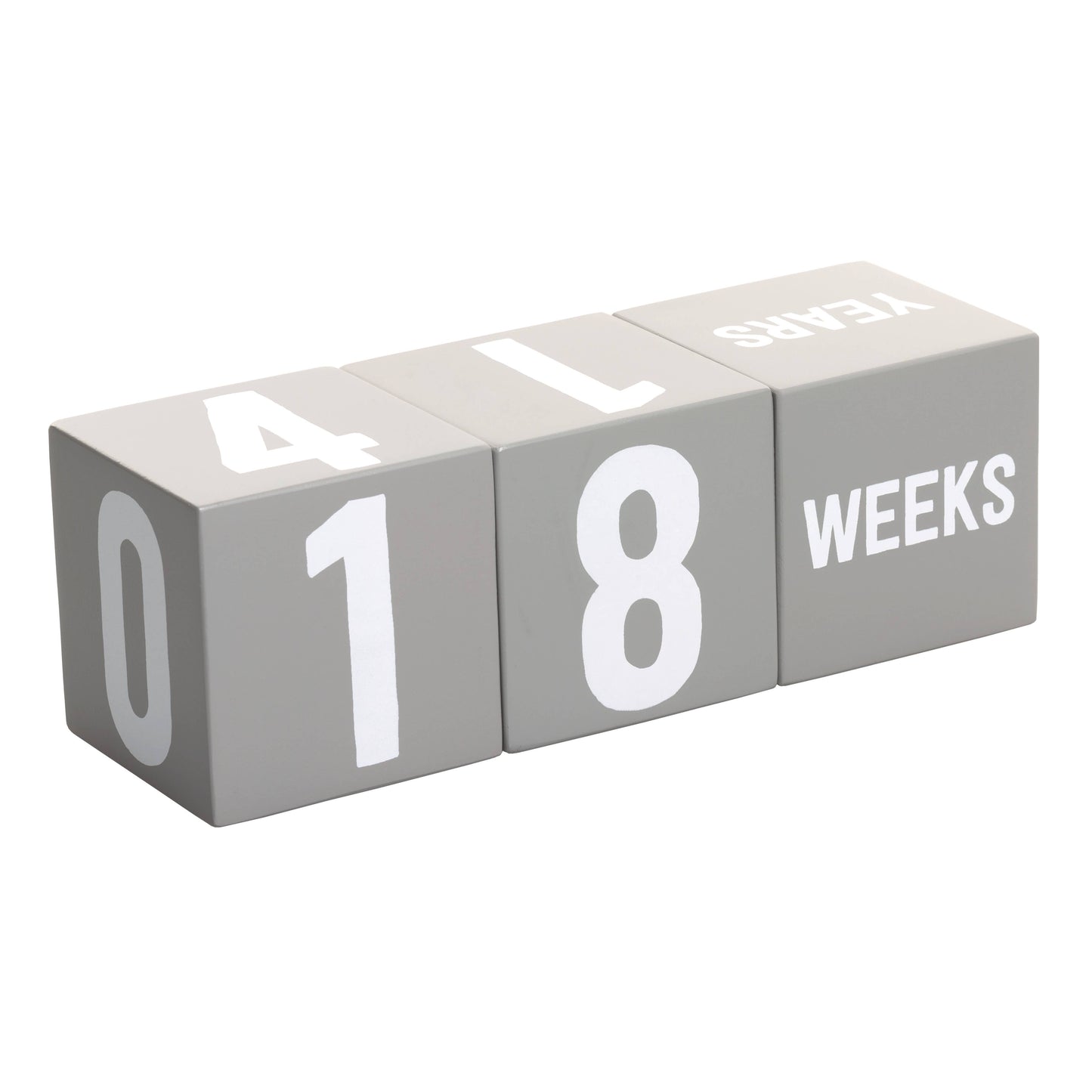 Wooden Milestone Age Blocks Photo Prop