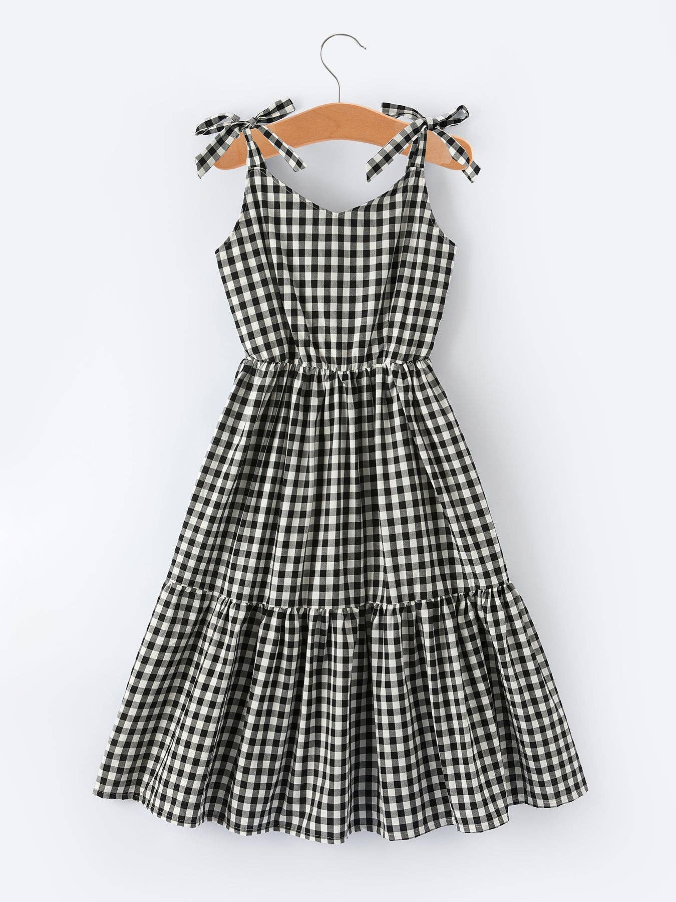 Adult Plaid Smocked Dress