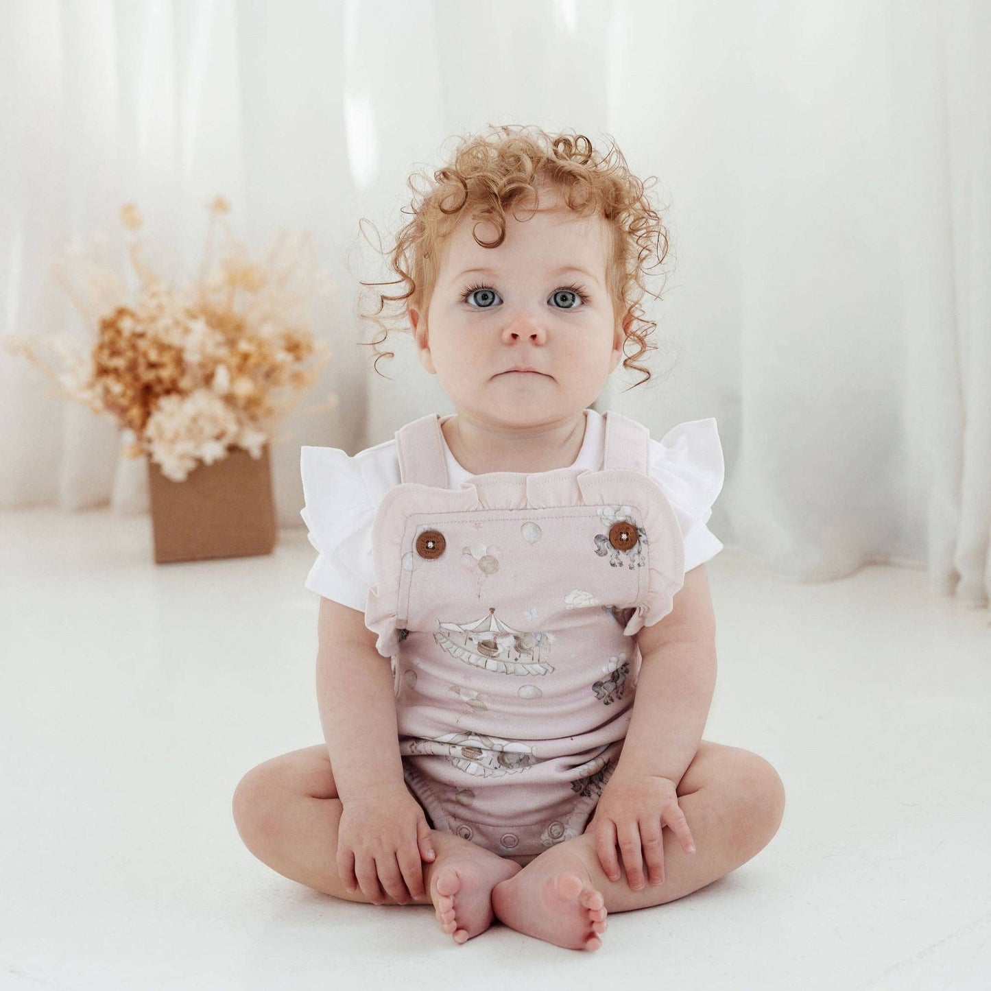 Carousel Ruffle Romper