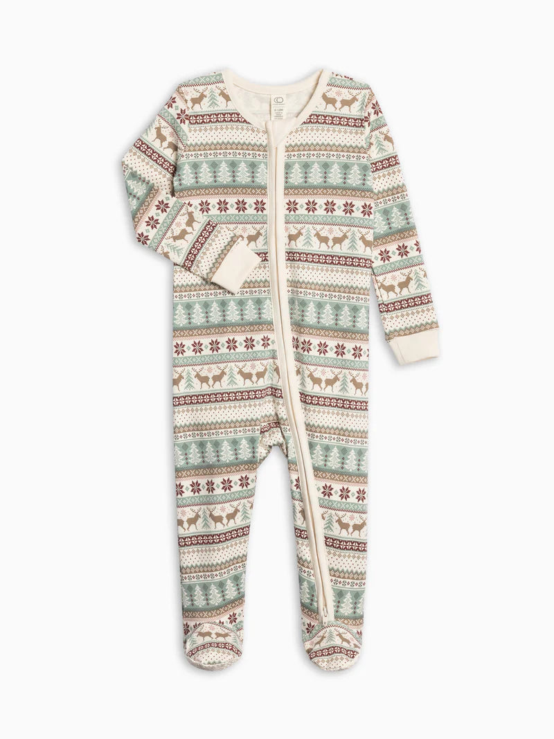 Peyton Zipper Sleeper Fairisle