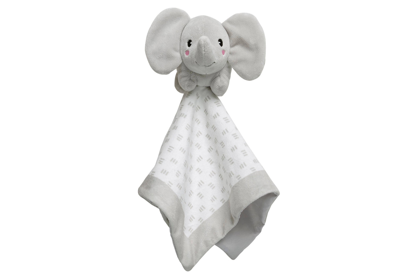 Elephant Baby Lovey Blanket, Gray