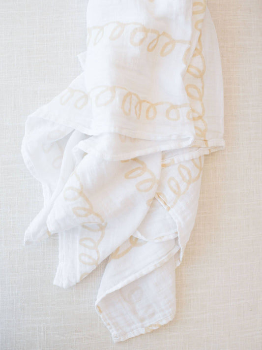 Organic Swaddle Receiving Blanket Haven