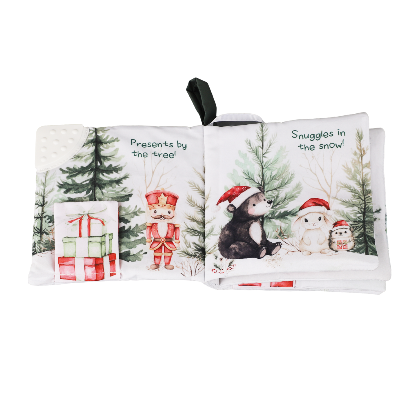 Christmas Friends – 10-Page Crinkle Cloth Book for Babies