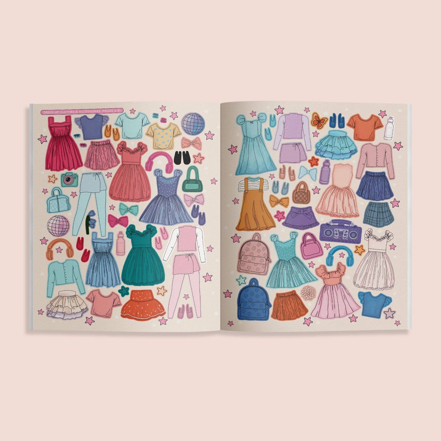 Dance Recital Sticker Book (500+ Reusable Stickers)