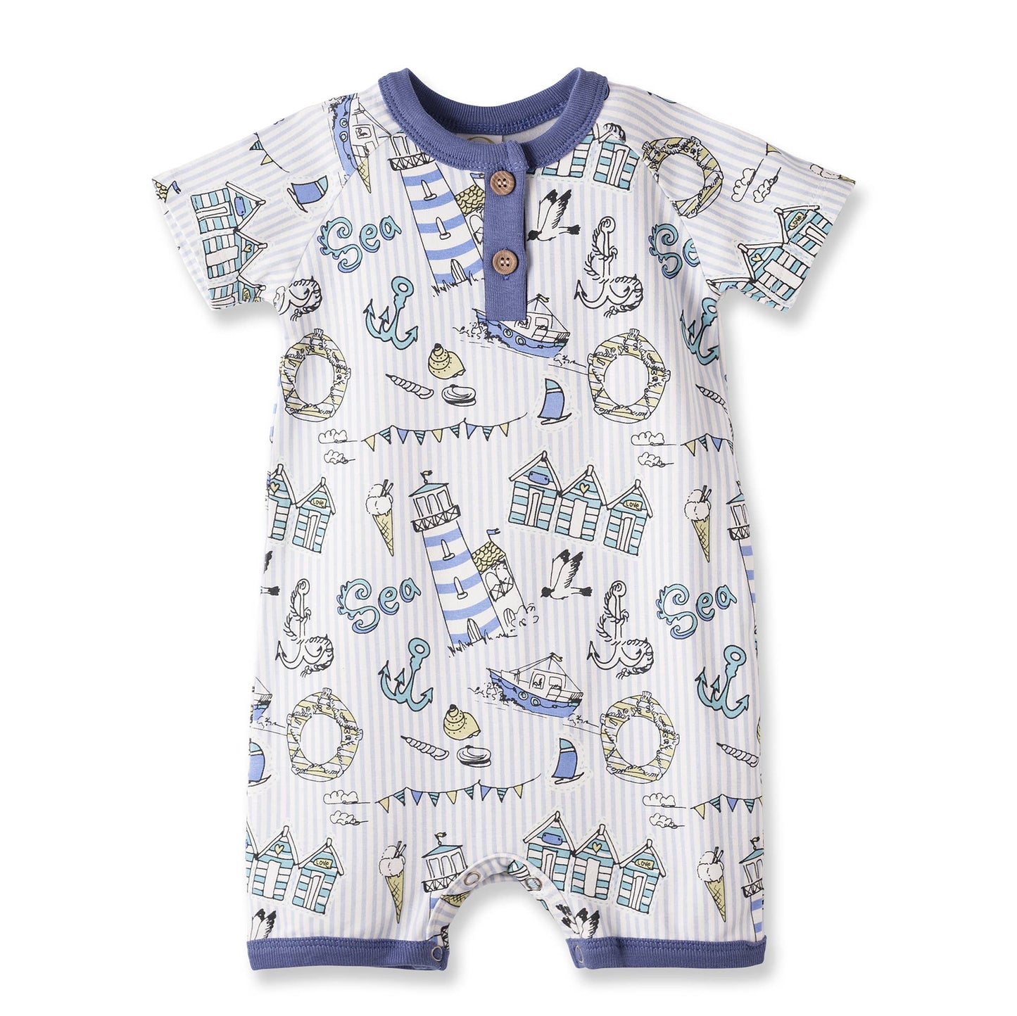 Seashore Baby Boy Romper