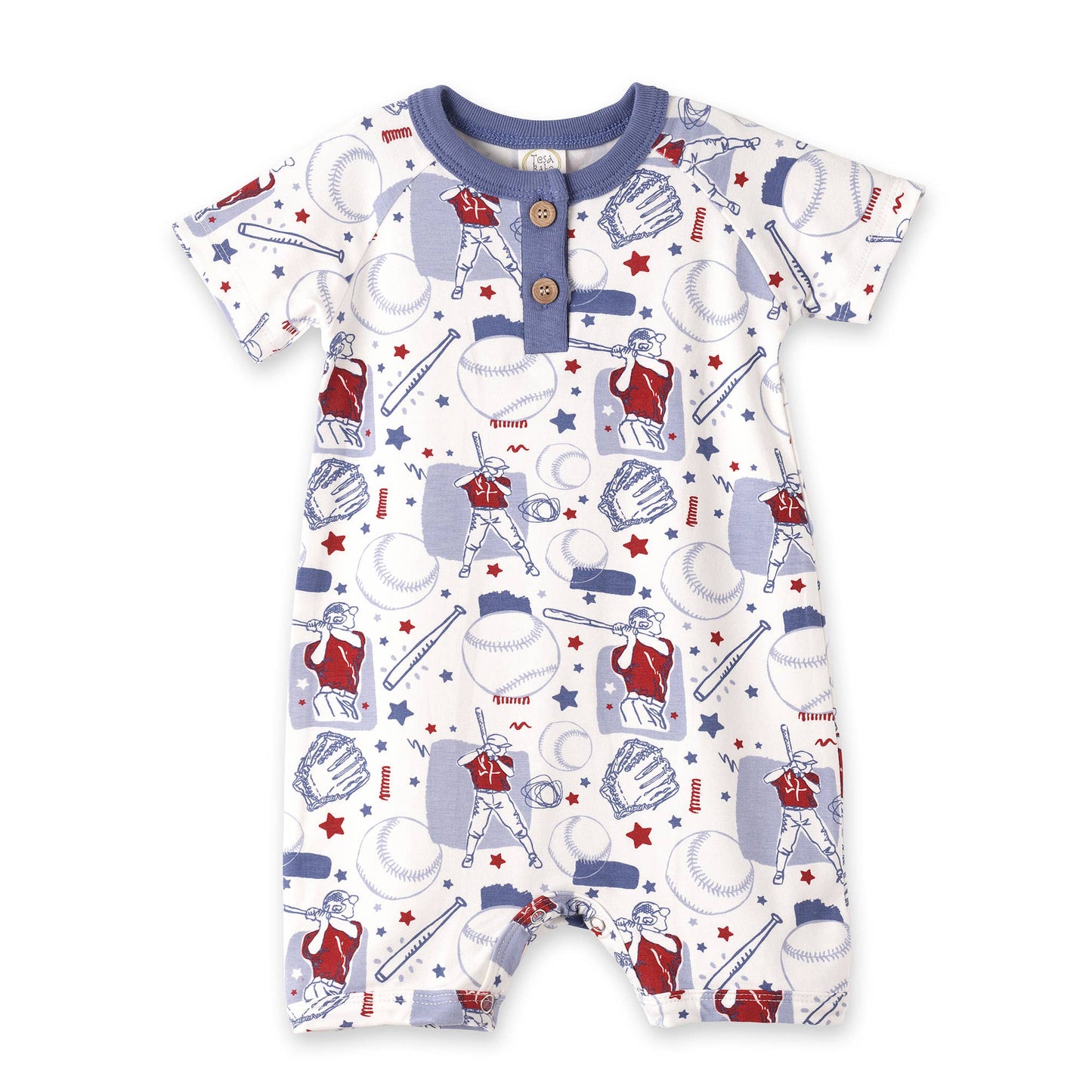 Batter Up Bamboo Short Romper