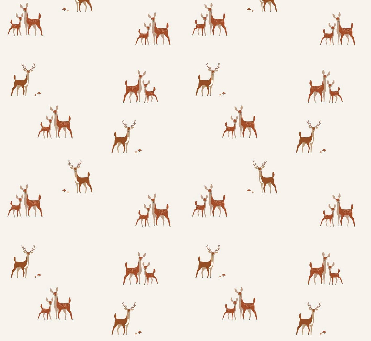 Long Sleeve Deer Twirl Dress