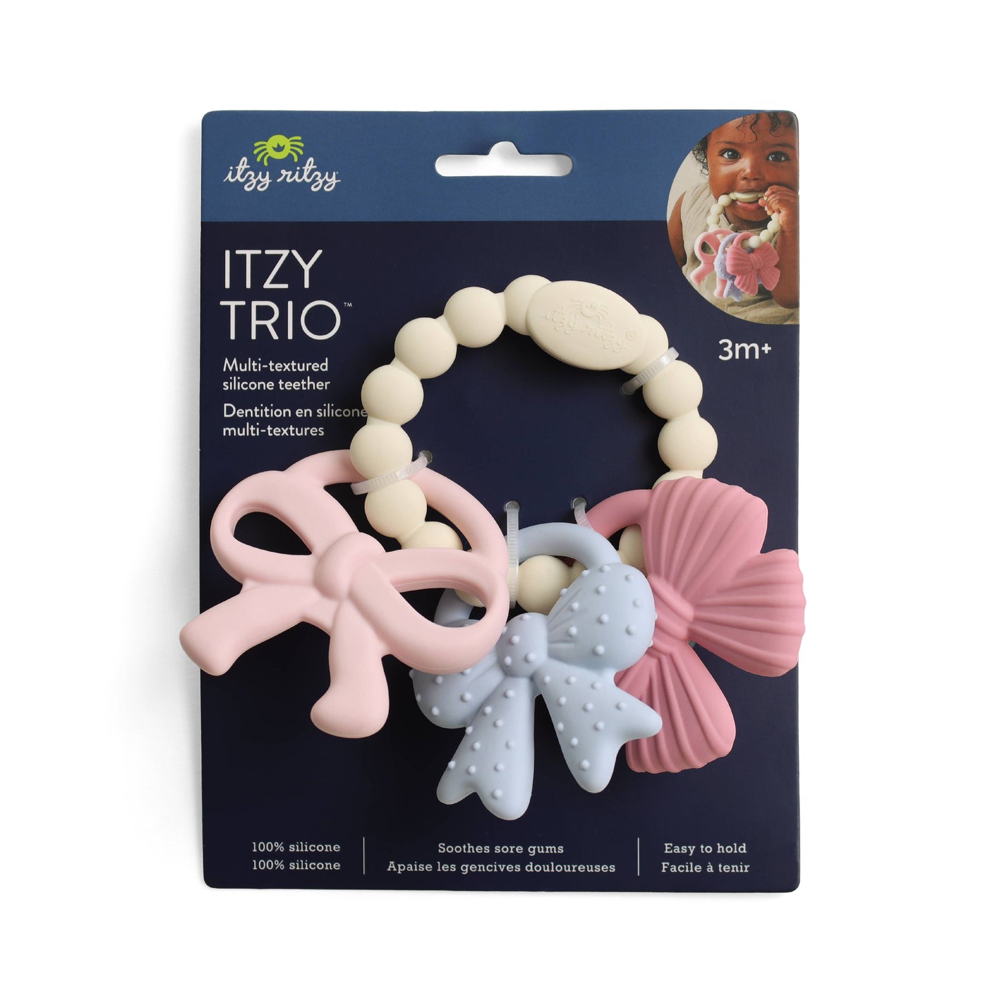 Itzy Trio™ Bows Teether