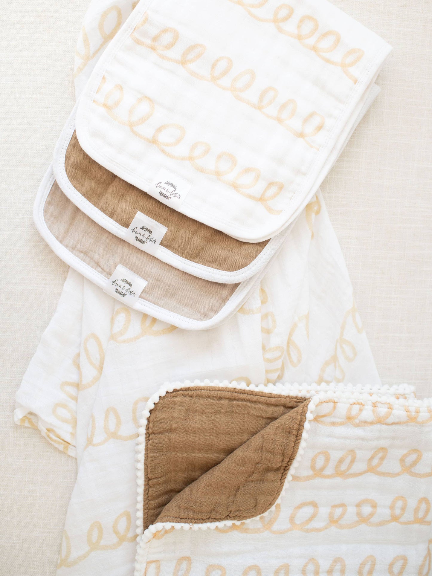 Organic Swaddle Receiving Blanket Haven