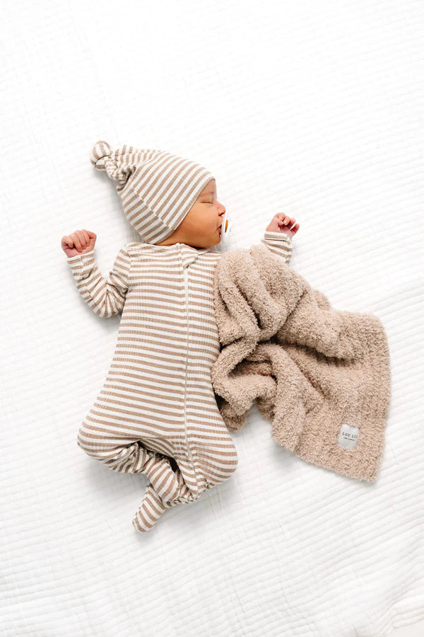 Indy Ribbed Zipper Footies