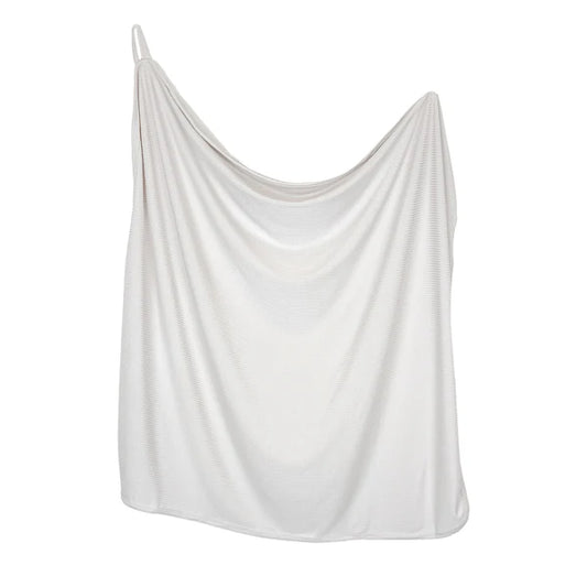 Bath Swaddle Blanket - Adrian Ribbed