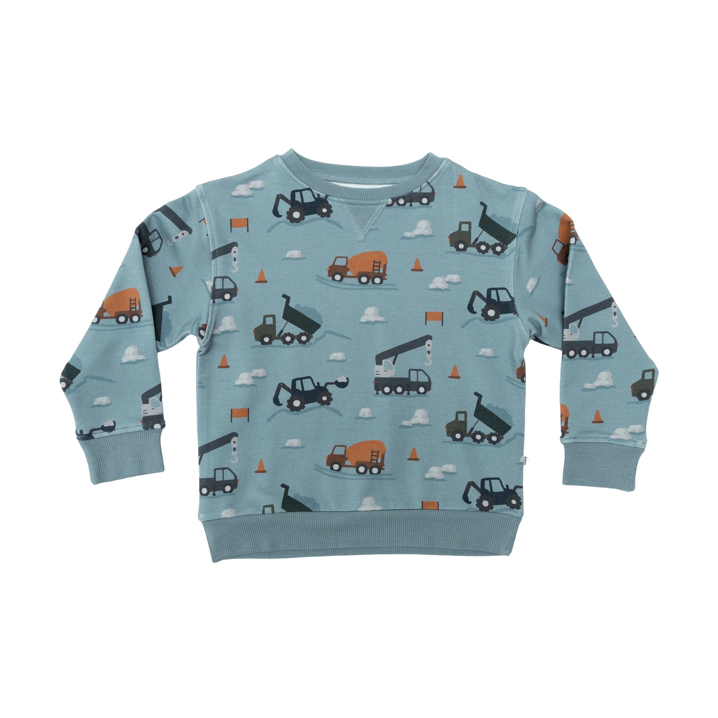 Slate Blue Construction Pullover