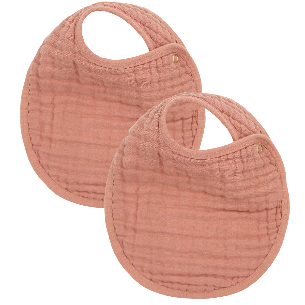 Cloud Muslin™ Bib 2 Pack Rose
