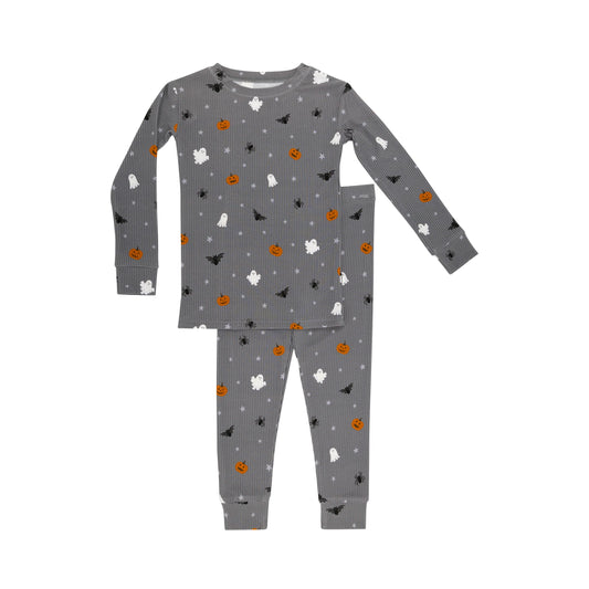 Halloween Boo Crew Small Ribbed Two-Piece Set