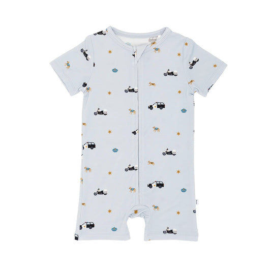 Police Summer Zip Romper
