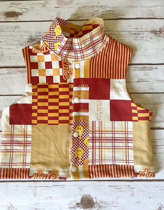 Iowa State Patchwork Vest