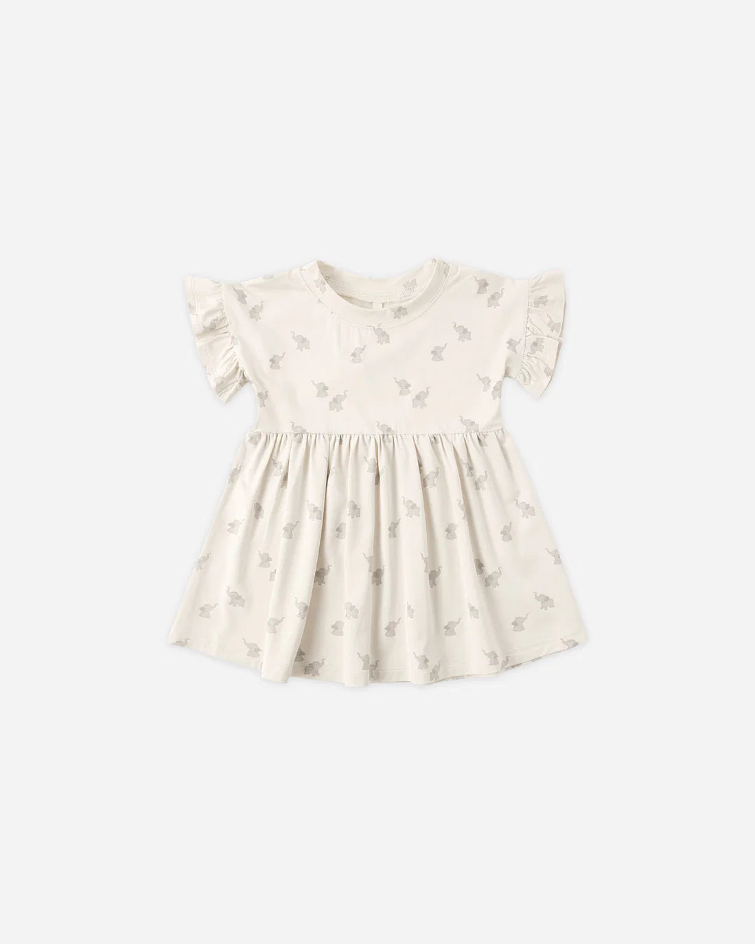 Bamboo Babydoll Dress Elephants