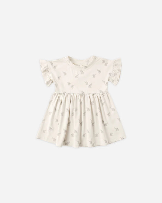 Bamboo Babydoll Dress Elephants