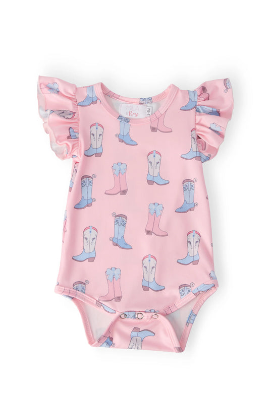 Ribbons & Rodeos Flutter Bodysuit