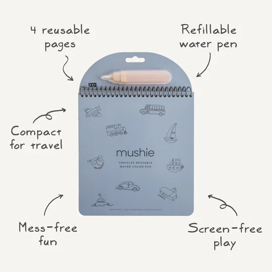 Vehicles Reusable Water Color Pad