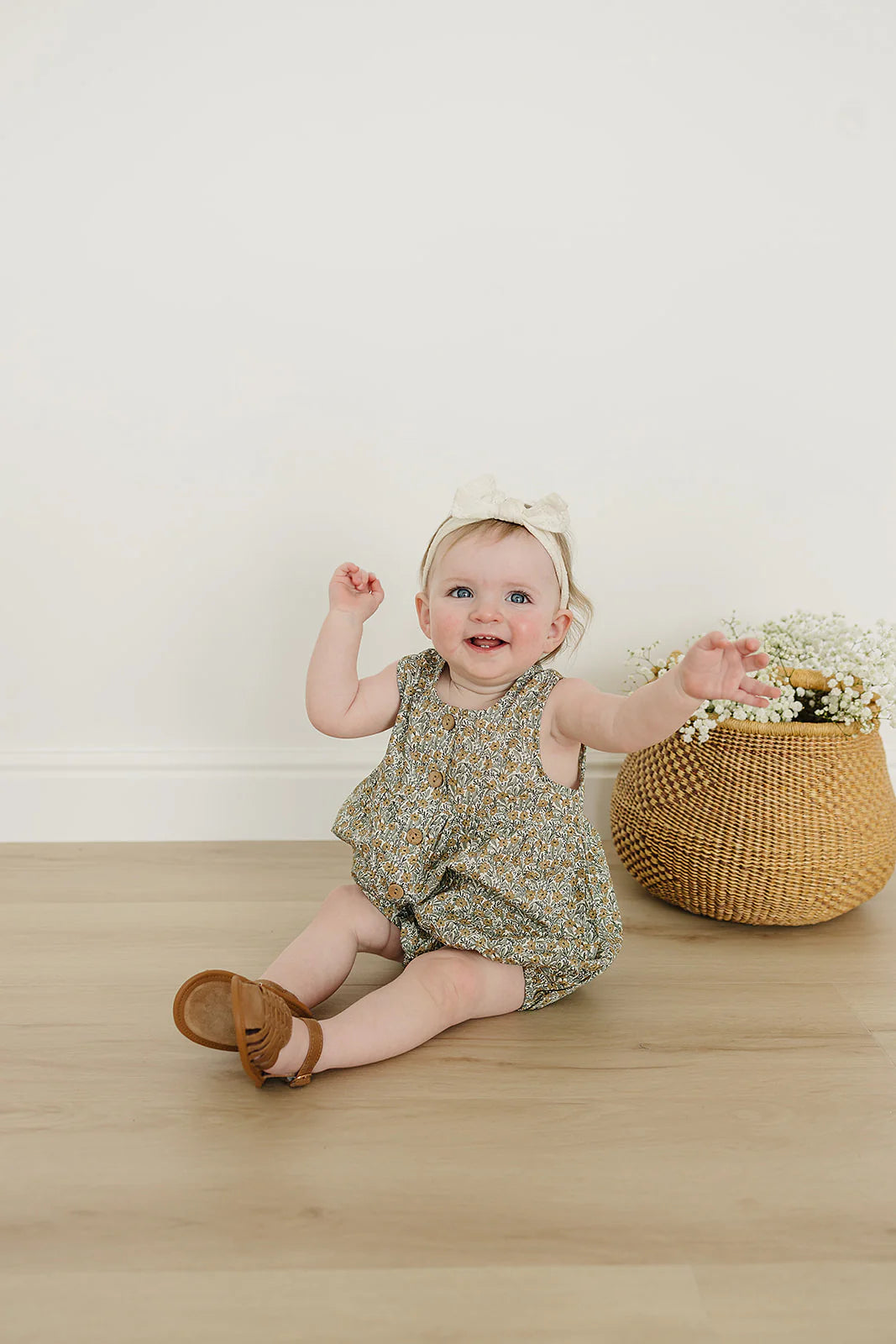 Golden Meadown Bubble Romper