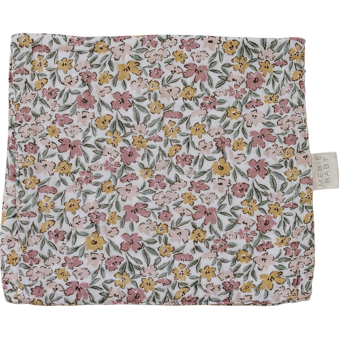Sunny Petals Muslin Burp Cloth