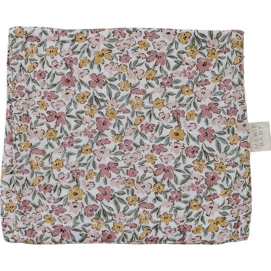 Sunny Petals Muslin Burp Cloth