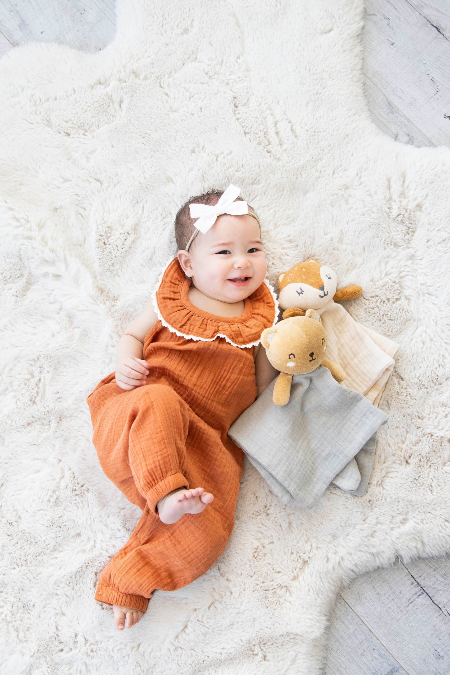 Bear Baby Lovey Snuggle Blanket
