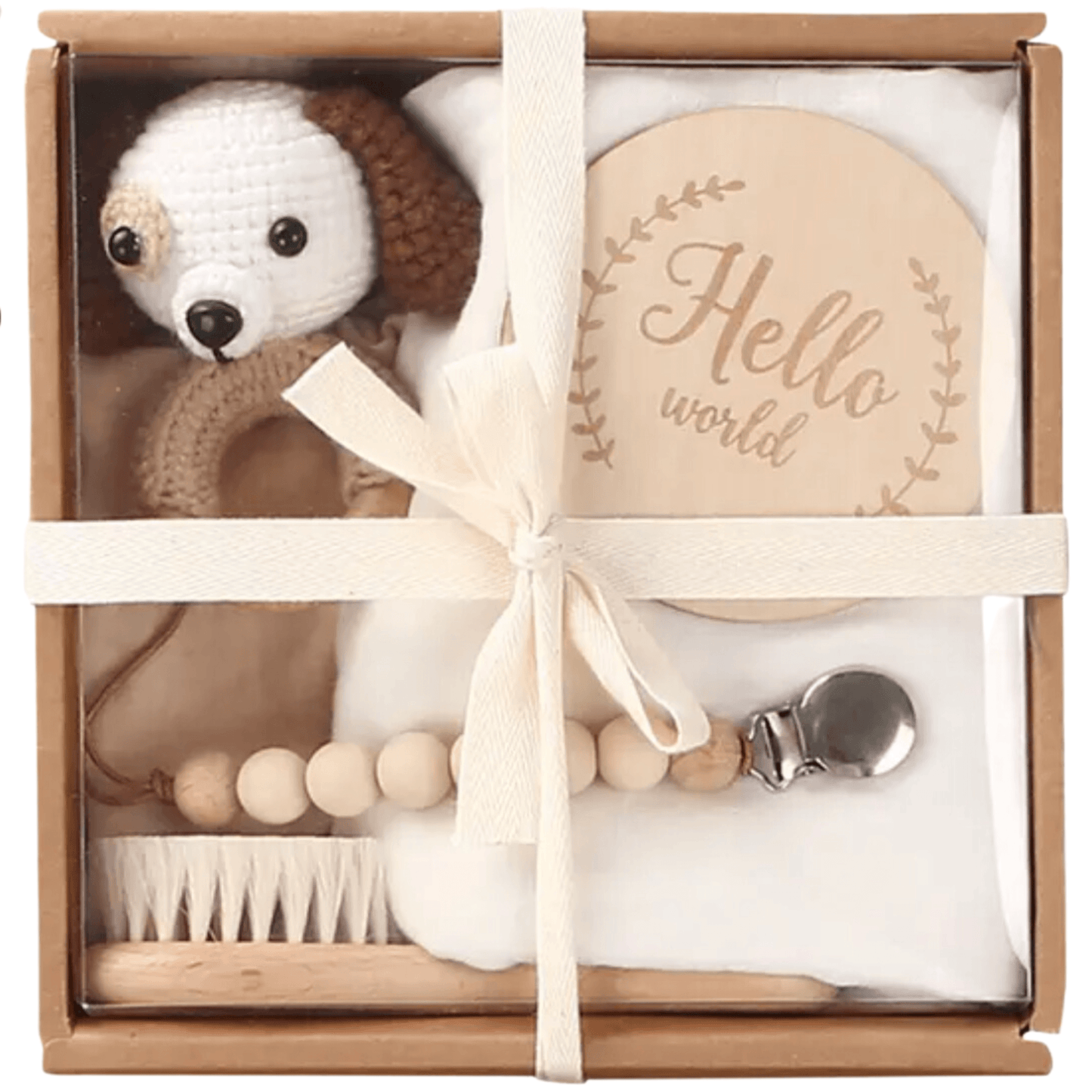 Welcome Baby Gift Box- Charming 6 Piece Set for Newborns