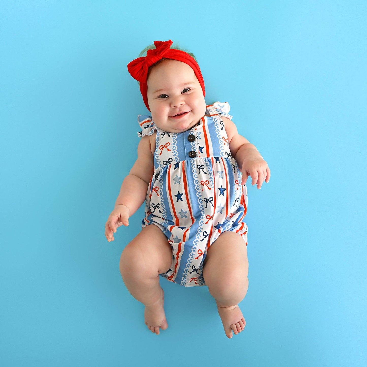 Jackie Button Bubble Romper