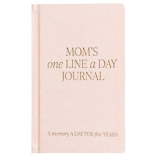 Mom's One Line A Day Leather Journal