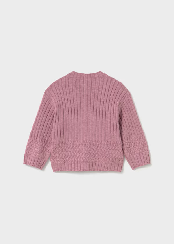 Dusty Rose Ribbed Sweater