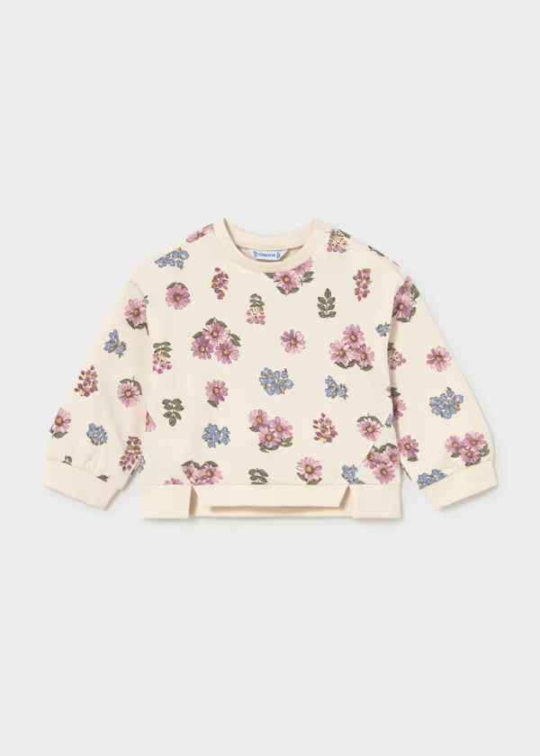 Floral Print Sweatshirt