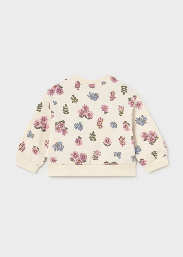 Floral Print Sweatshirt