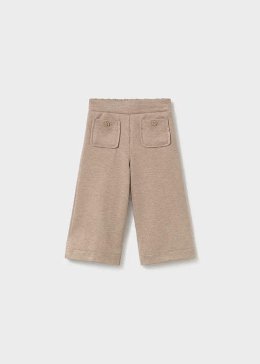 Tan Twill Knit Trousers