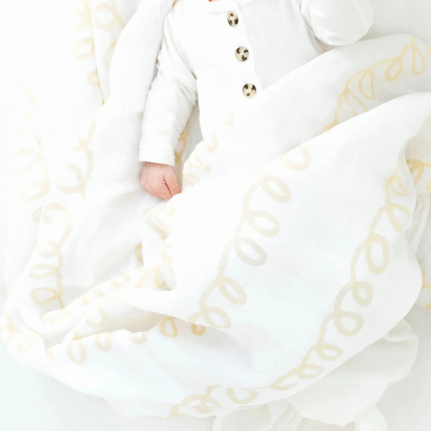 Organic Swaddle Receiving Blanket Haven