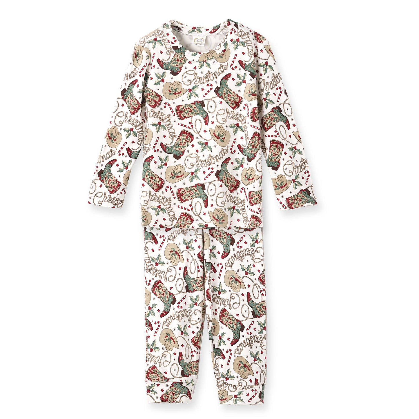 Western Christmas Pajamas Toddler