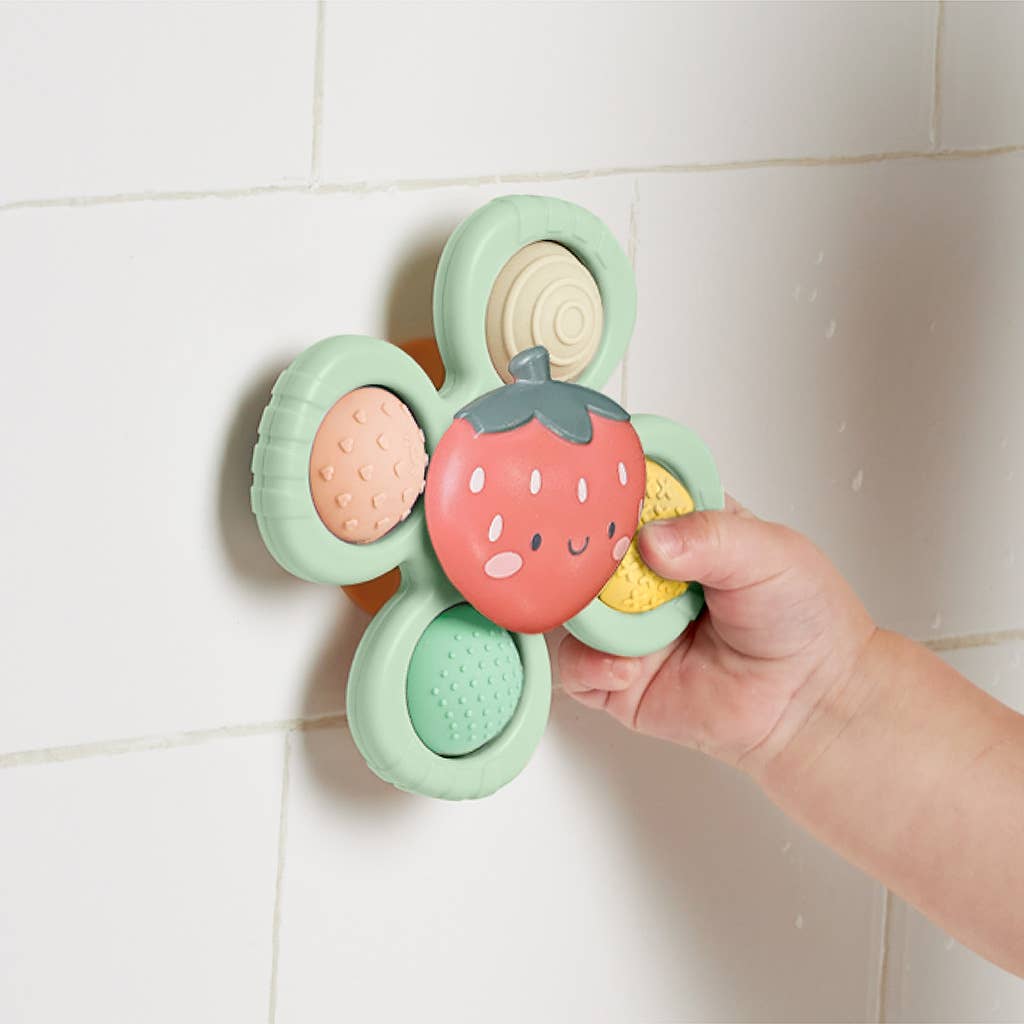 Itzy Pop & Whirl™ - Bath + Travel Toy (Strawberry)