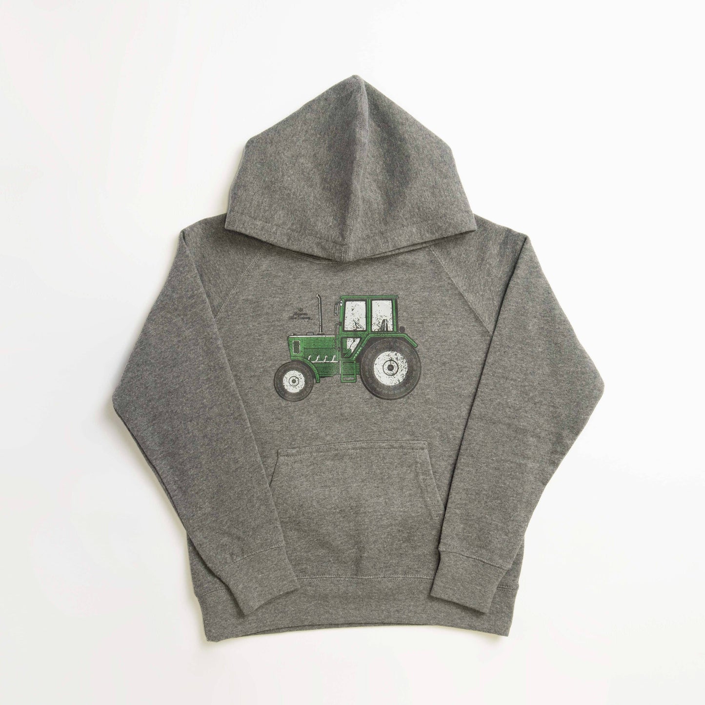 Western Green Tractor Graphic Hoodie