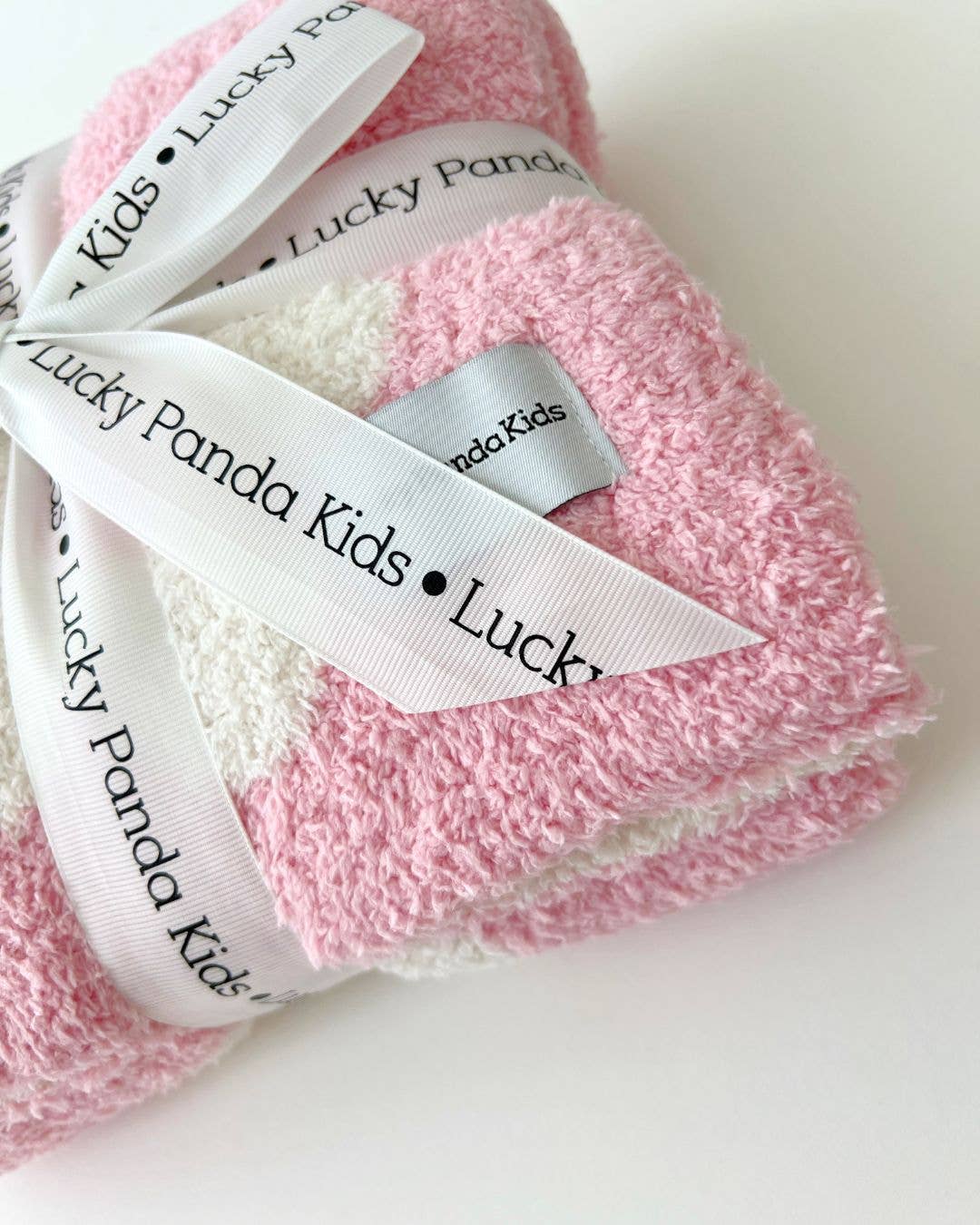 Pink Daisy Plush Baby Blanket
