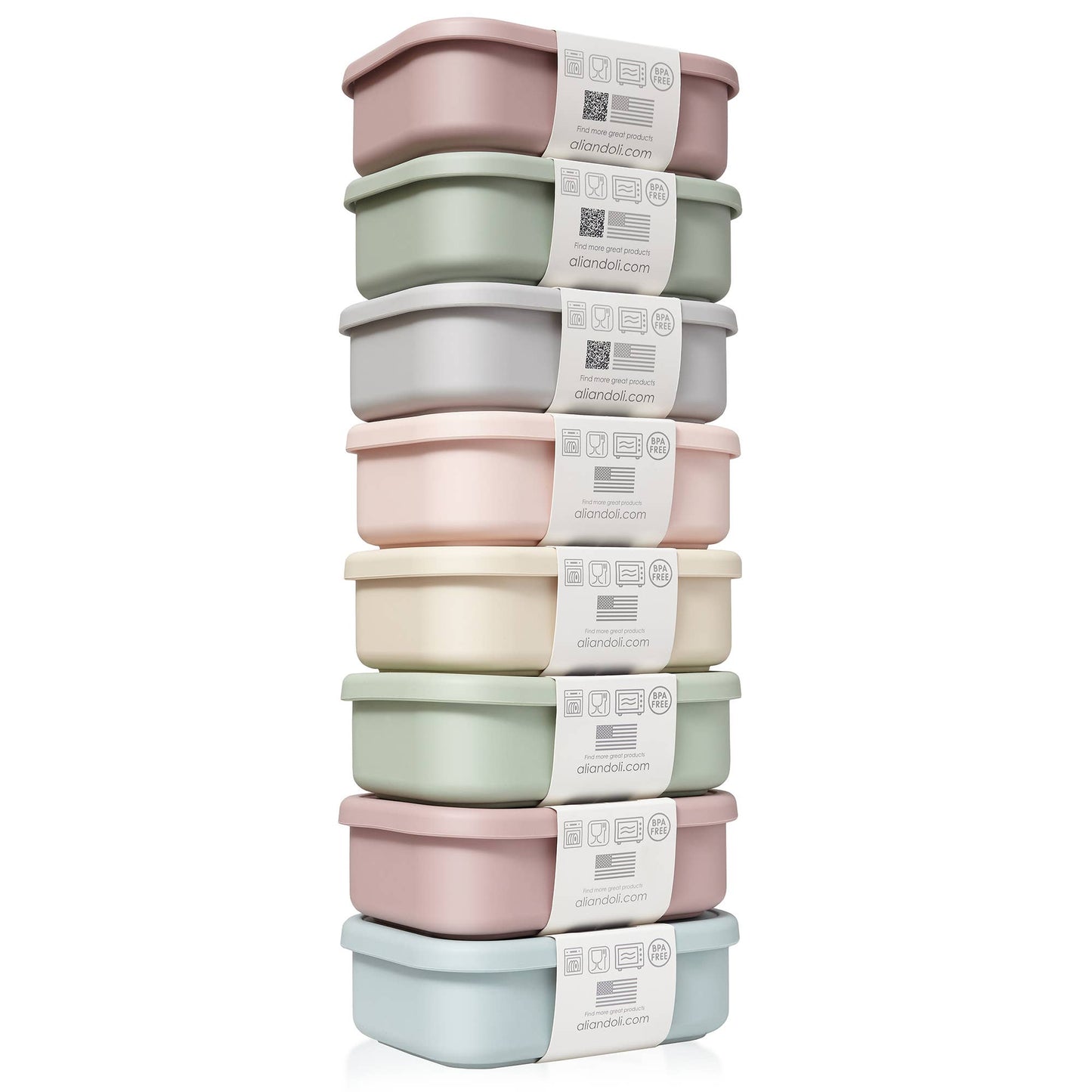 Silicone Bento Box (Construction) Back to School