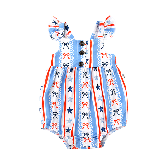 Jackie Button Bubble Romper