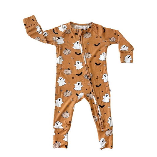 Spooky Slumber Zip Up Bamboo Jammie