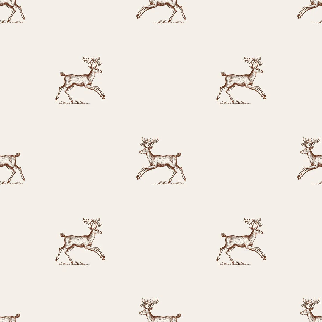 Dancing Deer Zipper Footie